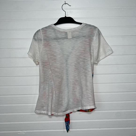 Akemi + Kin Anthropologie Size Small Boho Indie Floral Cottage Artsy Earth Shirt - Picture 3 of 12